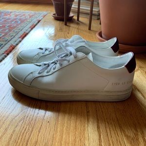 White Leather Common Projects Sneakers